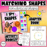 Matching Shapes Adapted Book - Simple Non Identical Shapes