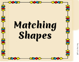 Matching Shapes - Digital Resource