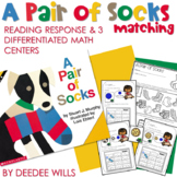 Matching Shapes Math Center &  Math Read Aloud Response - 