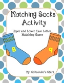 Matching Socks! Upper and Lower Case Letter Recognition Game