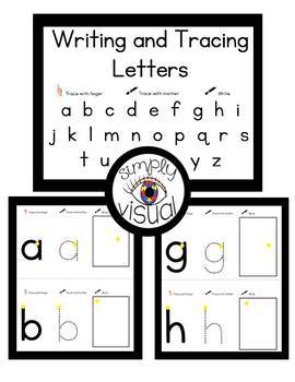 Matching, Tracing, and Writing Letters for Mini Binder Bundle by Simply ...