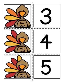 Matching Turkey Game Freebie!!! by MrsFrenchCreates | TpT