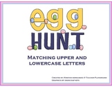 Matching Upper and Lowercase Letters Egg Hunt