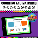 Matching and Counting Spiders Boom Cards™ Distance Learning