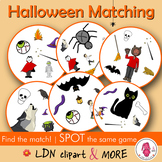 Matching game HALLOWEEN, a fun print and go Spot it/Dobble