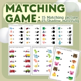 Matching game for preschool and kindergarten, fun activity