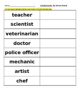 Preview of Matching pictures with new vocabulary- some correspond to Raz-kids books