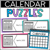 Calendar and Date Puzzles: Matching Dates to Calendars Mat