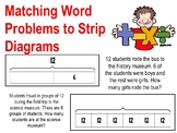 Matching word problems, operation, and part part whole diagram