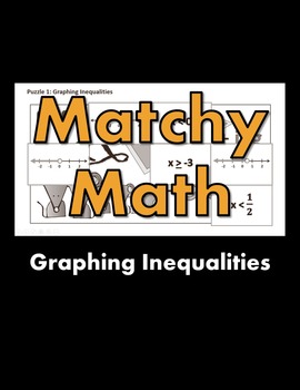 Preview of Matchy Math:  Graphing Inequalities Game *FREE*