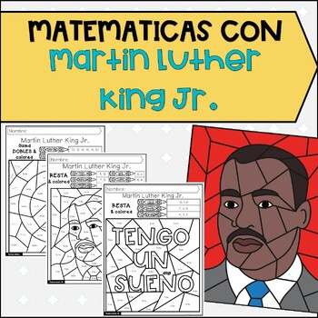 Preview of Sumas y Restas hasta 10  MARTIN LUTHER KING JR|  Add and subtract to 10 with MLK