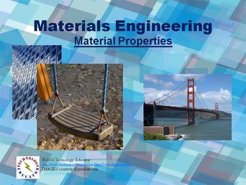 Preview of Material Properties PowerPoint and Worksheet