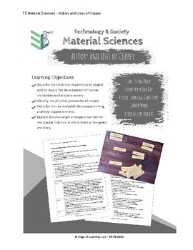 Preview of Material Sciences: History and Uses of Copper