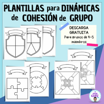 Preview of Plantillas para dinámicas de cohesión de grupo