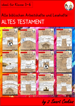 Preview of Materialpaket Bibel Altes Testament (Bible Story Bundle) Lesehefte Arbeitshefte