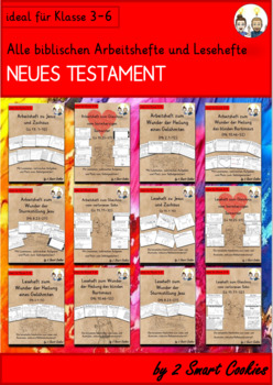 Preview of Materialpaket Bibel Neues Testament (Bible Story Bundle) Lesehefte Arbeitshefte