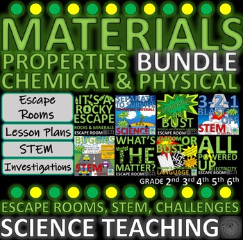 Preview of SCIENCE Materials: Properties, Chemical and Physical Changes-Teaching Activities