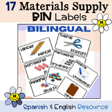 Classroom Supply Labels | BILINGUAL & EDITABLE