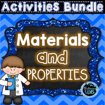 Preview of Materials and Properties Bundle - No Prep Worksheets, Task Cards