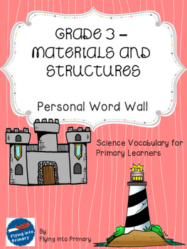Preview of Materials and Structures - Personal Word Wall