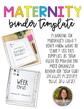 Preview of Maternity Binder [Editable]