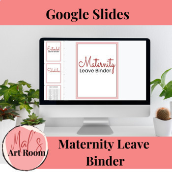 Preview of Maternity Leave Binder for Specialized Teachers