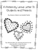 Editable Maternity Leave Letter