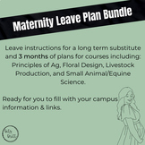 Maternity Leave Plan Bundle