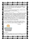 Maternity Leave letters