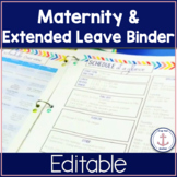 Maternity Leave Binder EDITABLE