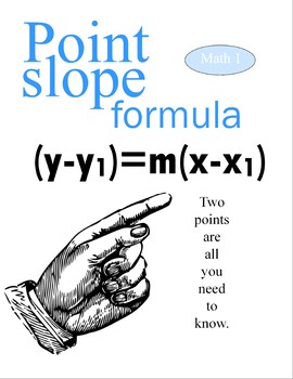 Preview of Math 1 Formulas Color Posters