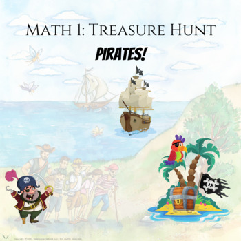 Preview of Math 1: Pirates!  An Educational Treasure Hunt.