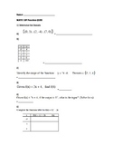 Math 10 FMP Functions Quiz