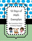 Math 12 Days of Math Exemplars