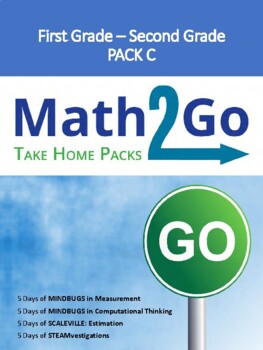 Preview of Math 1st - 2nd Measurement: Math2Go "Ready, Set, Go" Part C