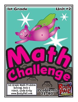 Preview of Math-1st Grade-Month 2: Challenge Problem Solving (Questions 21-40)