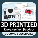 Math 3D Printing Volume Project | Students Create a Key Ch