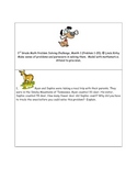 Math-3rd Grade-Month 01: Challenge Problem Solving (Questi