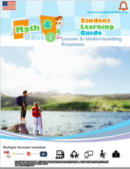 Preview of Grade 4: Math:Decimals & Fractions: L1:Understanding Fractions 4.NF.A.1 4.NF.A.2