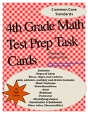 Math 4th Grade Test Prep Scoot/Task Cards