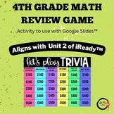 Math: 4th Grade Unit 2 Review - Aligns with iReady™ Unit 2