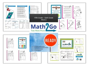Preview of Math 5th - 6th Measurement: Math2Go "Ready, Set, Go" Part A