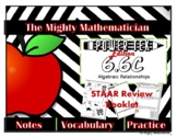 Math 6.6C STAAR Readiness Review Booklet