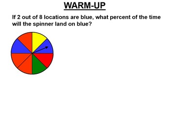 Preview of Math 7 7.2 Simple Probability