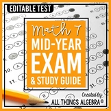 Math 7: First Semester Test (Midterm) and Study Guide