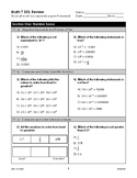 Math 7 Virginia SOL Review Packet