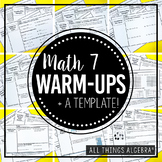 Math 7 Warm-Ups