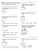 Math 8 Just the Tests