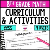 8th Grade Math Curriculum and Activities Bundle