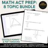 Math ACT® Practice Sets｜ Google Forms™ and PDF Versions